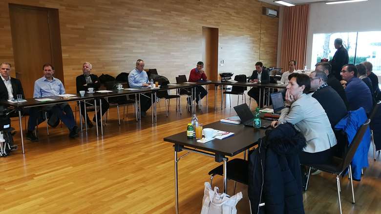 Teilnehmer beim Workshop