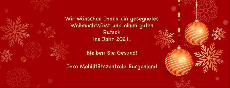 Weihnachtswünsche Mobilitätszentrale