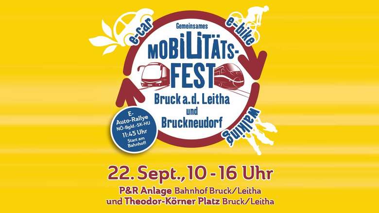 Flyer des Mobilitätsfestes: Datum 22.9.2018, 10 - 16 Uhr