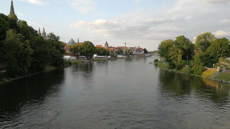 Fluss in Ulm