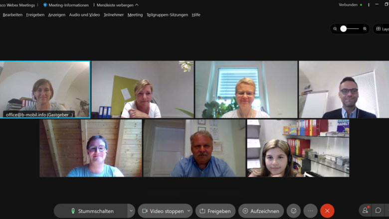Screenshot des 4. ProjektpartnerInnen Meetings