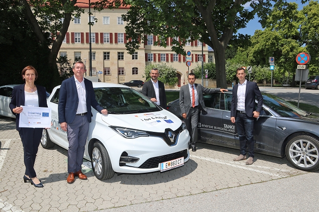 Renault Zoe E-Auto; Zopf-Renner, List, Dorner, Horvath, Pultz